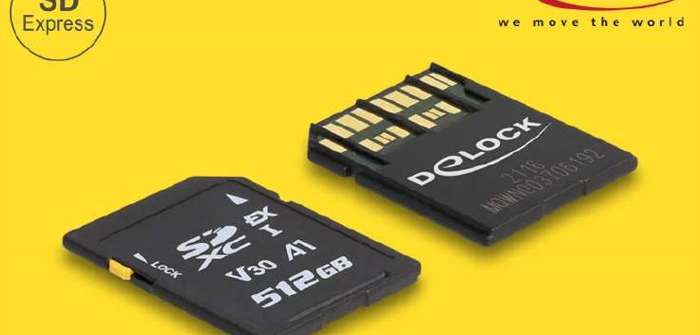 Delock SD Express Speicherkarte 512 GB: Übertragungsgeschwindigkeiten von mehr als 800 MB/s ( Foto: Tragant Handels- und Beteiligungs GmbH)