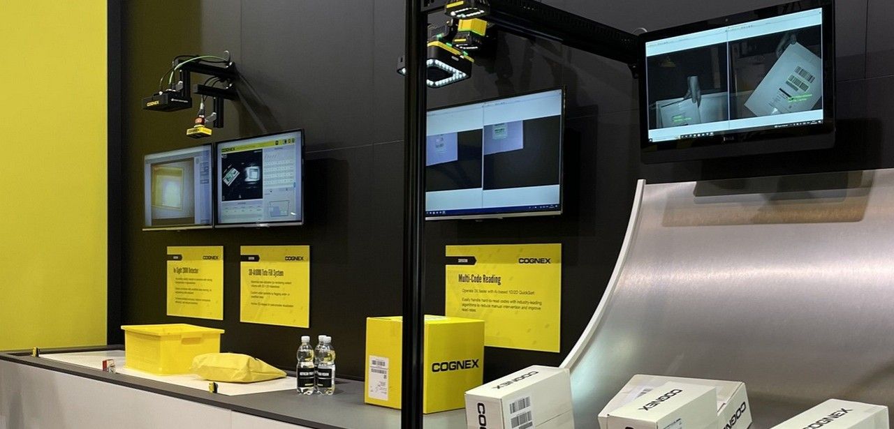 Neue Bildverarbeitungs-Technologien zur Optimierung von Logistikprozessen auf der LogiMAT (Foto: COGNEX Germany Inc.)