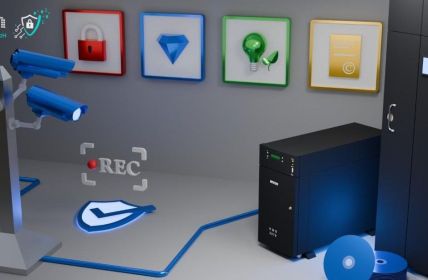 Nahtlose Integration in Überwachungssysteme dank APIs für optische Archive Optische Blu-ray-Archive senken Kosten und sichern Petabyte Videodaten (Foto: INCOM Storage GmbH)