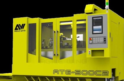 Agile Wing und NUM präsentieren hochpräzise Multitasking-Rundschleifmaschine Flexium+68 (Foto: NUM AG)
