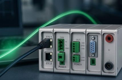 KNESTEL: Präzisions-Analog-Modul erfasst Strom Spannung Temperatur mit höchster (Foto: KNESTEL Technologie & Elektronik GmbH)