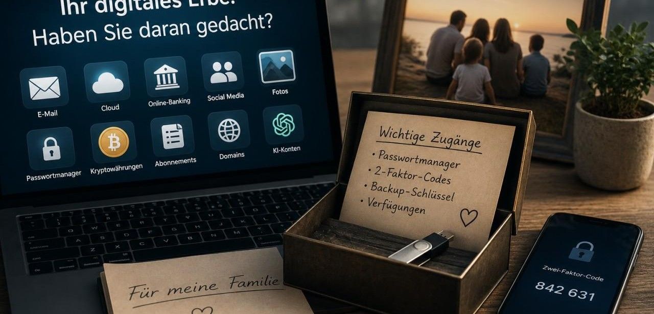 Digitale Nachlassplanung sichern: Passwörter, Private Keys und Vollmachten (Foto: Dipl.-Oec. Hergen Kassuba, Steuerberater)